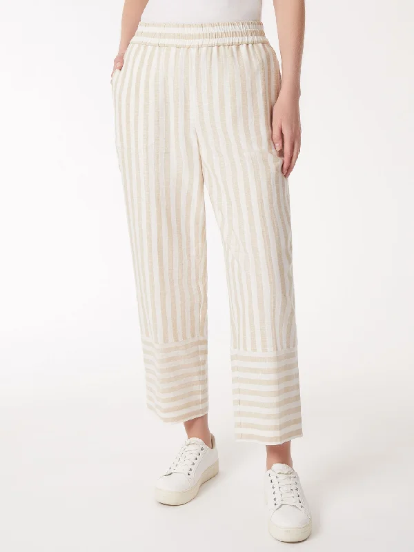 Style Your Wardrobe Striped Pull-On Drawstring Trousers