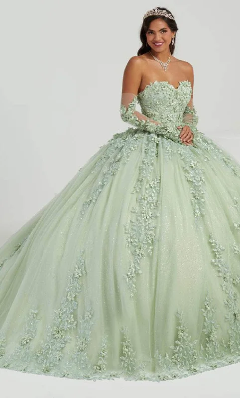 Casual Fashion Quinceanera Collection 26070 - Strapless Embroidered Ball Gown