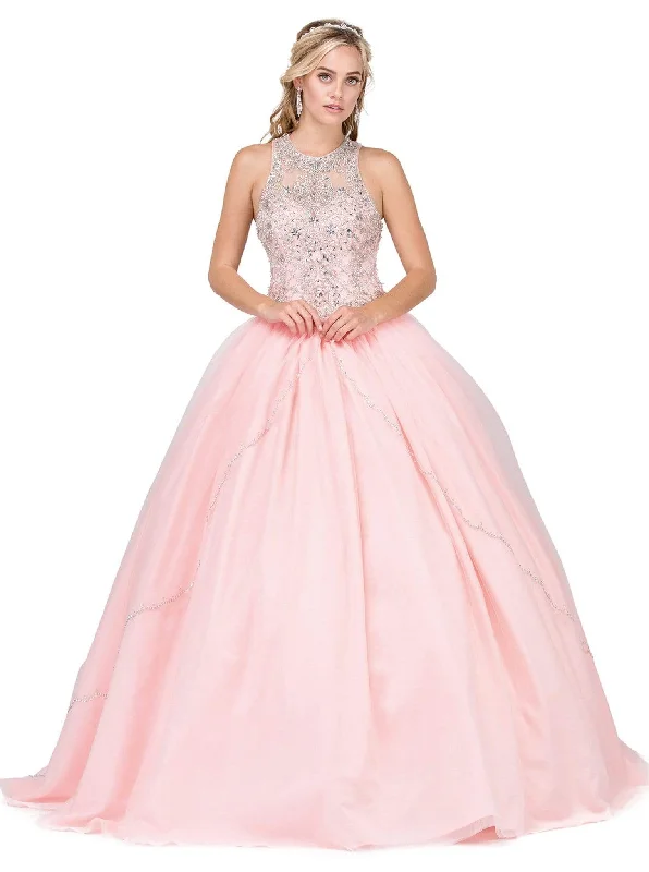 Get The Latest Trends Dancing Queen - 1205 Embellished Jewel Quinceanera Gown