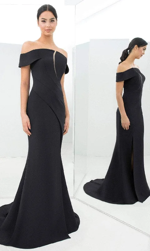 Catch Every Fashion Trend Alexander by Daymor 1373 - Covered Button Down Formal Gown