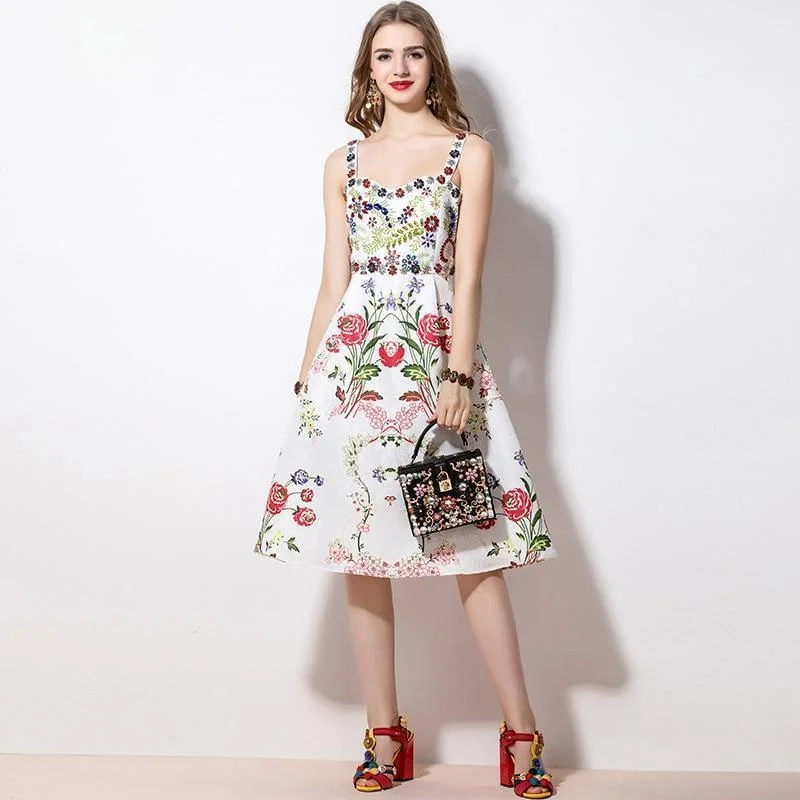 Budget-Friendly Fashion Go With Everything Floral Midi Dress