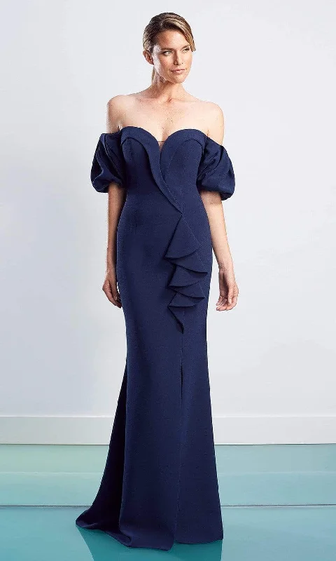 Chic Trends Unveiled Alexander by Daymor - 1479 Sweetheart Crepe Sheath Gown