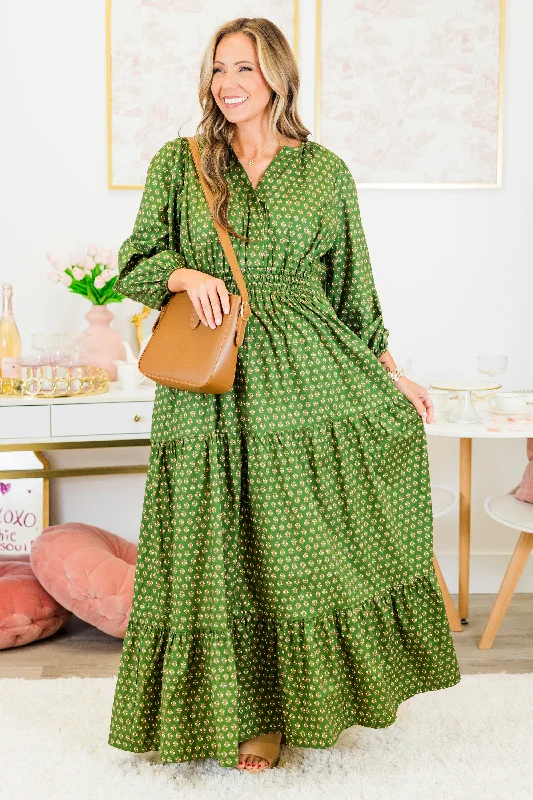 Limited Time Offer Gift Of Grace Maxi Dress, Green