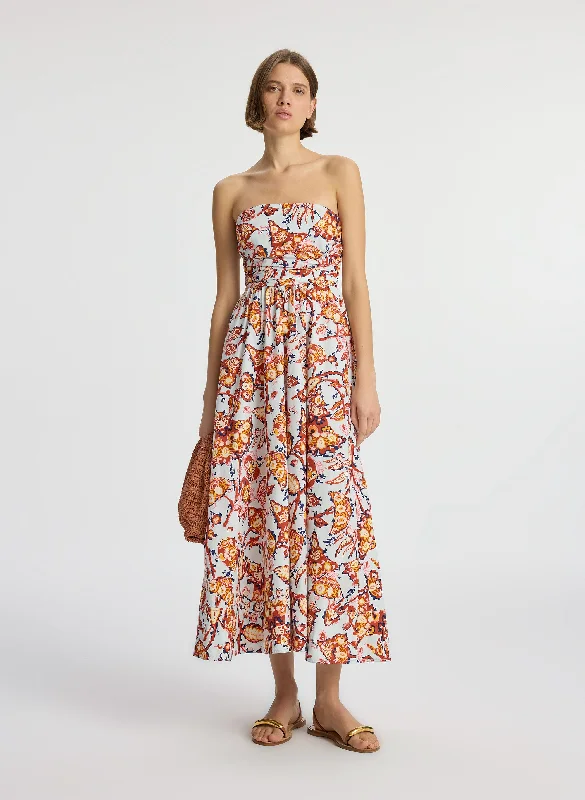 Massive Savings Tate Strapless Midi Dress