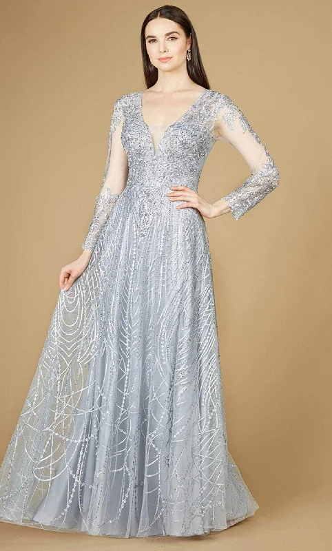 Sale Event, Prices Rock Lara Dresses 29206 - Sheer Long Sleeved Gown