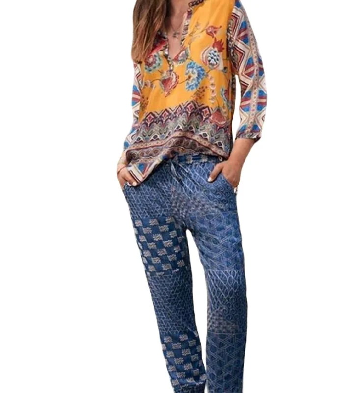 Trendy New Clothes Cher Embroidered Pant In Denim