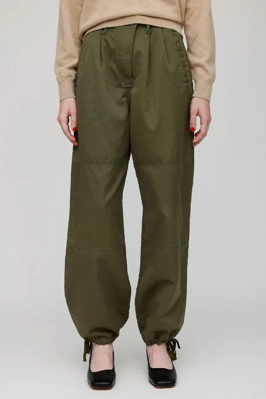 Trendy Street Style Attire Fraser Cargo Pants In Khaki