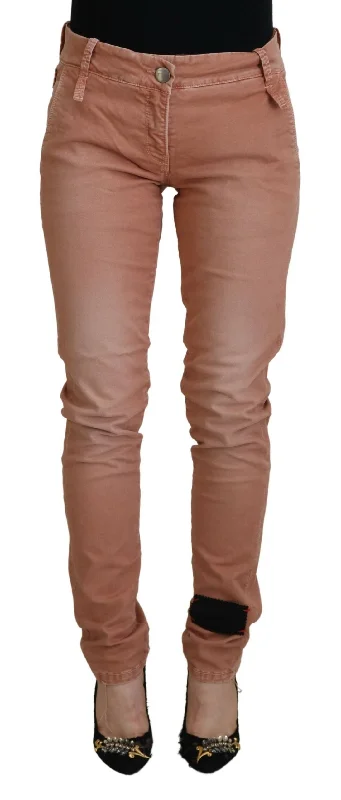 Evening Elegance Acht Chic Slim Fit Cotton Stretch Women's Pants