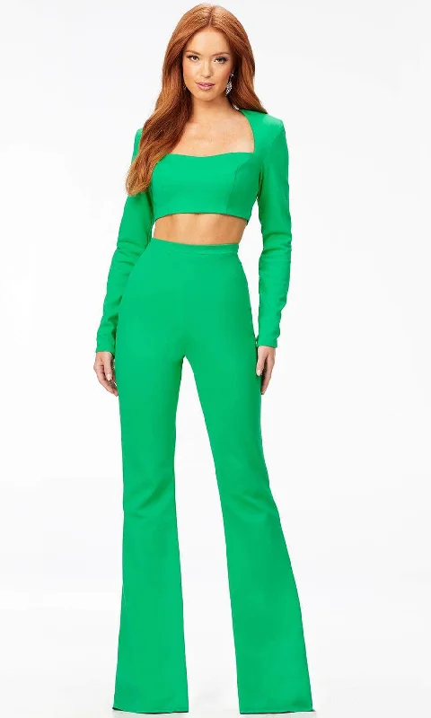 Preppy Style Ashley Lauren 11220 - Two Piece Jumpsuit