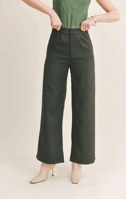 Chic & Cozy Collection Coffee Date Pants In Black