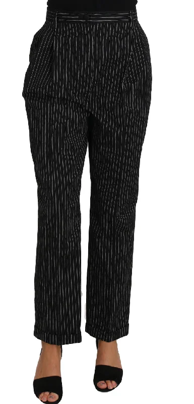 Special Offer Dolce & Gabbana Elegant  Pinstripe Dress Women's Pants