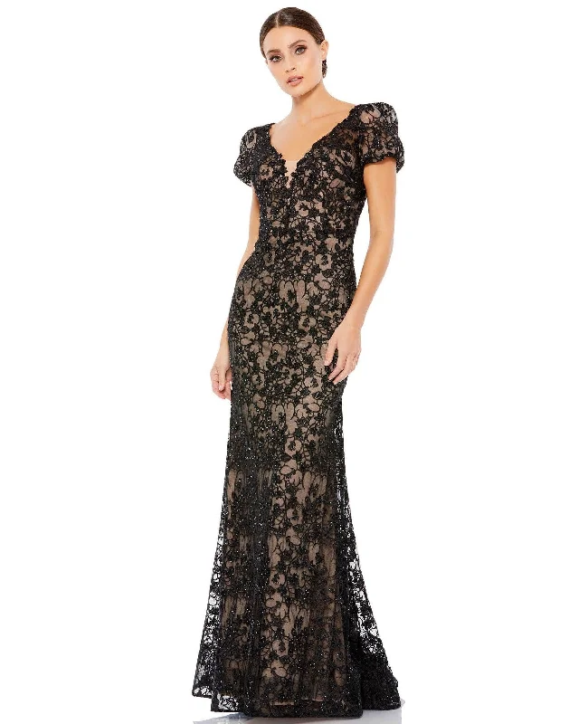 Limited Stock, Big Sale Mac Duggal 50644 Long Mother of the Bride Lace Gown