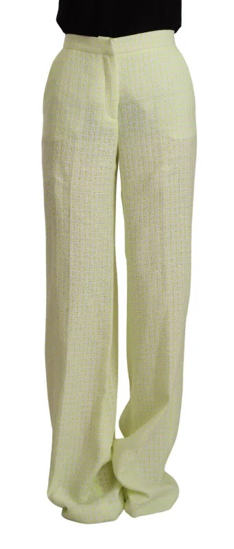 Casual Chic MSGM High-Waist Straight-Leg Chic Women's Trousers