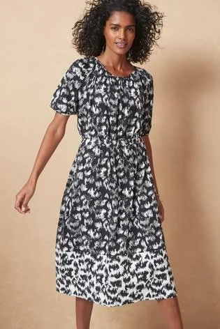 Timeless Elegance Drawstring Waist Midi Dress