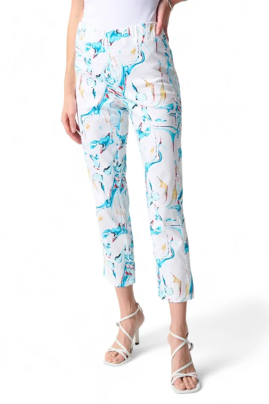 Eco Friendly Fashion Sale Watercolor Print Pants In Multi