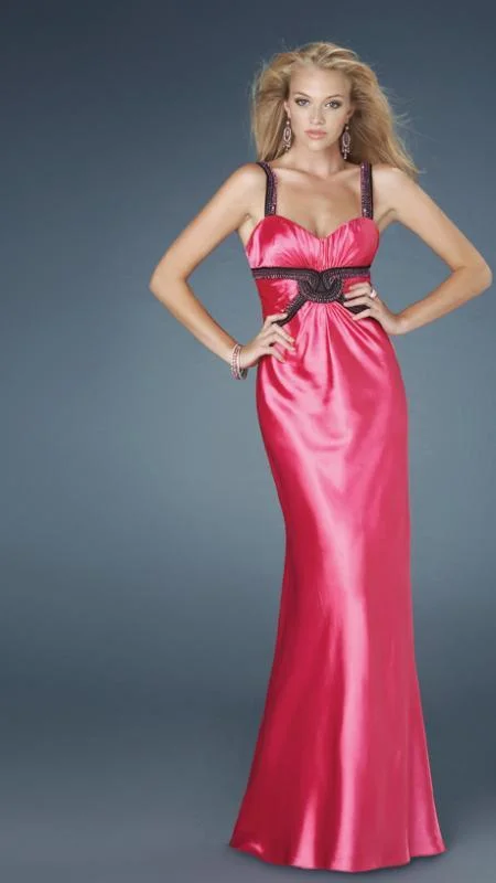 Chic & Cozy Collection La Femme - 14425 Long Gown with Open Back