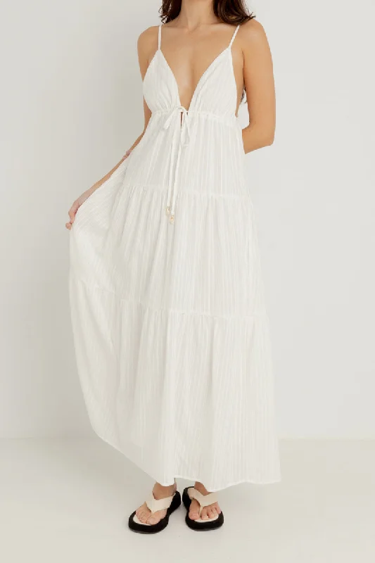 Relaxed Style Jaci Maxi Dress White