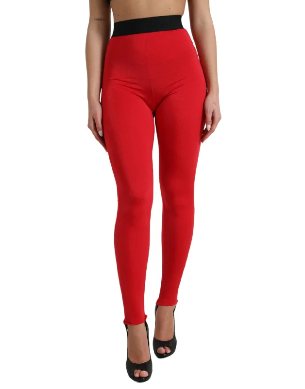 Big Savings Dolce & Gabbana Elegant High Waist  Women's Leggings