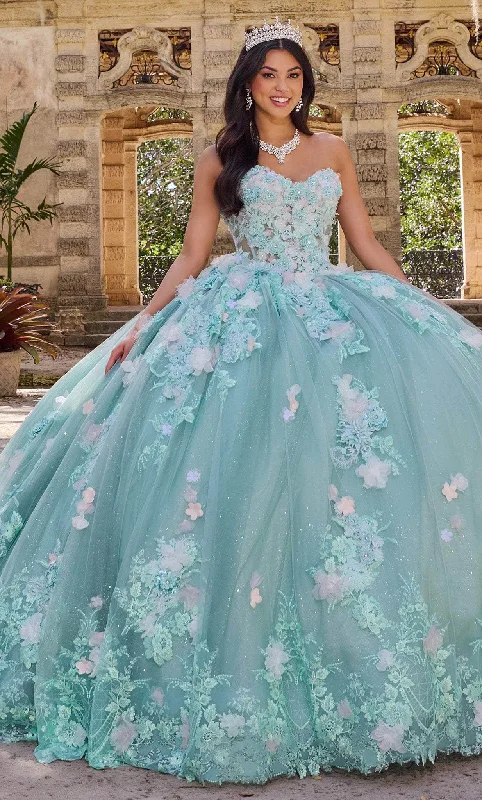 Trend Forward Threads For Her Princesa by Ariana Vara PR30133 - Strapless Floral-Detailed Volume Gown