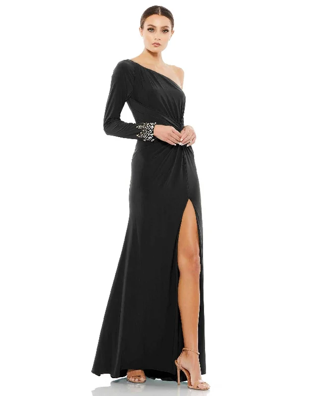 Stylish Basics Mac Duggal 55696 Long Formal Fitted Evening Dress