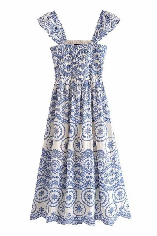 Limited Time Deal Chatham Eyelet Midi Dress