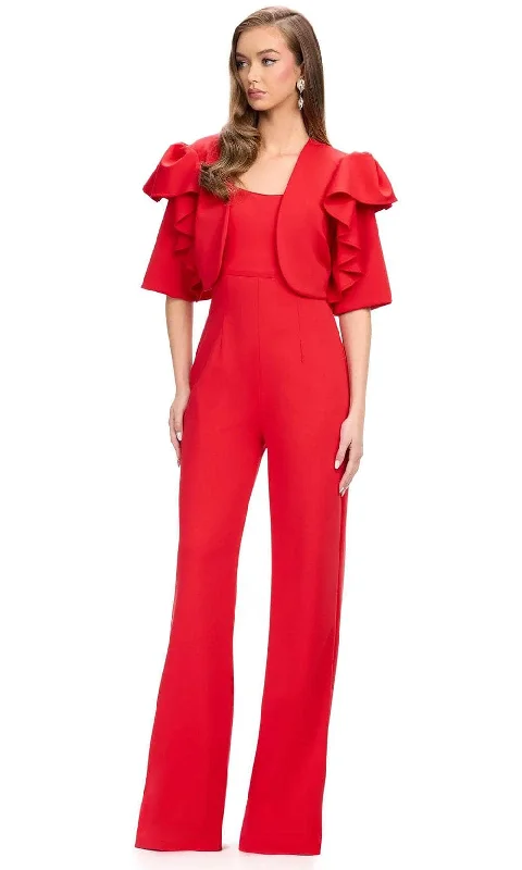 Best Online Boutiques Ashley Lauren 11760 - Square Neck Sleeveless Jumpsuit