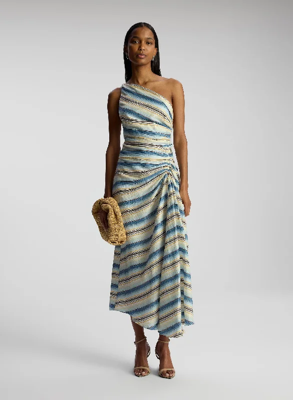 Exclusive Discounts Carolyn Linen Midi Dress