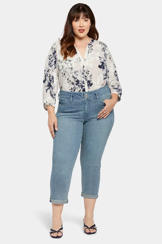 Women Wear Boutique Chloe Capri Jeans In Plus Size - Thistle Falls