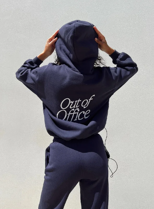 Style Redefined Out Of Office Hoodie Navy