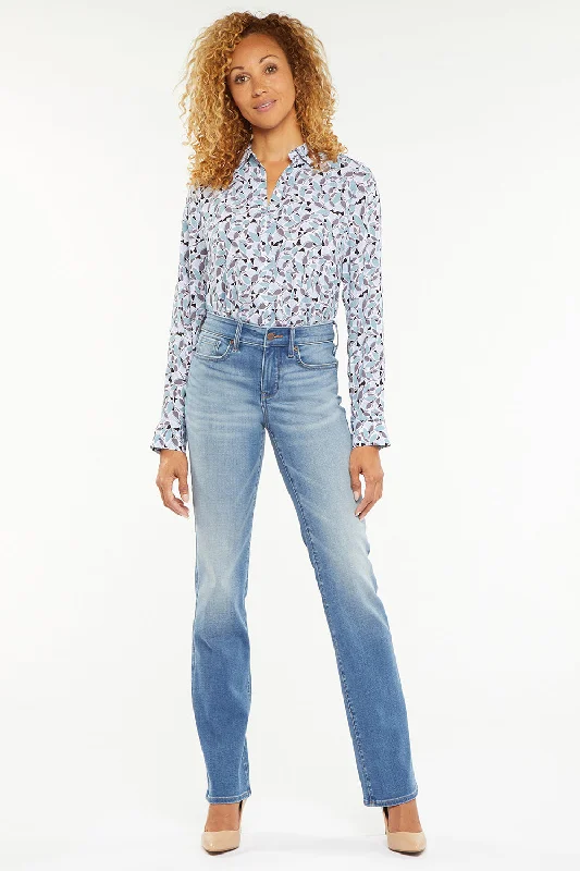 Online Impressions Boutique Marilyn Straight Jeans In Petite - Maele