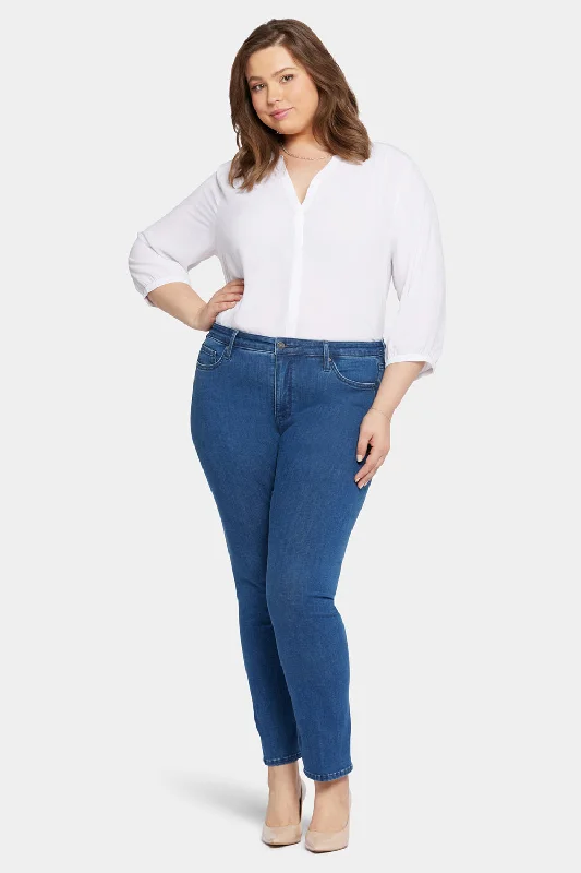 Comfort First Women's Wear Le Silhouette Sheri Slim Jeans In Plus Size - Treasured