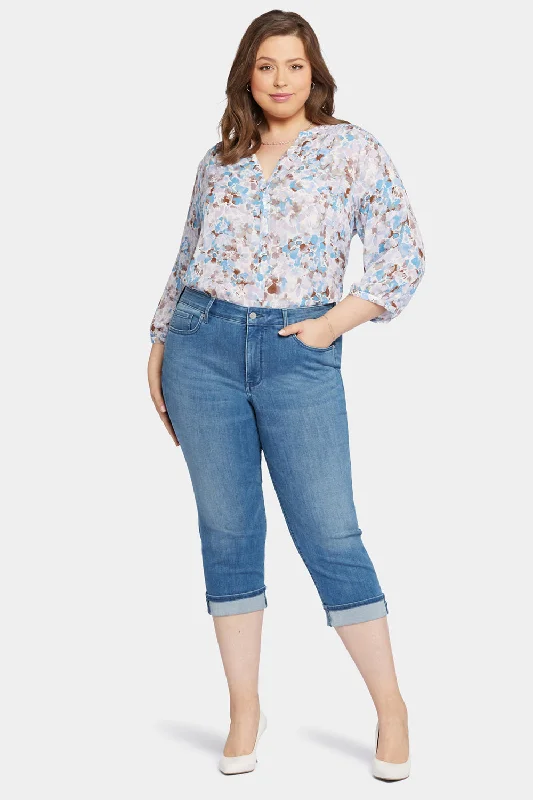 Enjoy Discount Marilyn Straight Crop Jeans In Plus Size - Stunning