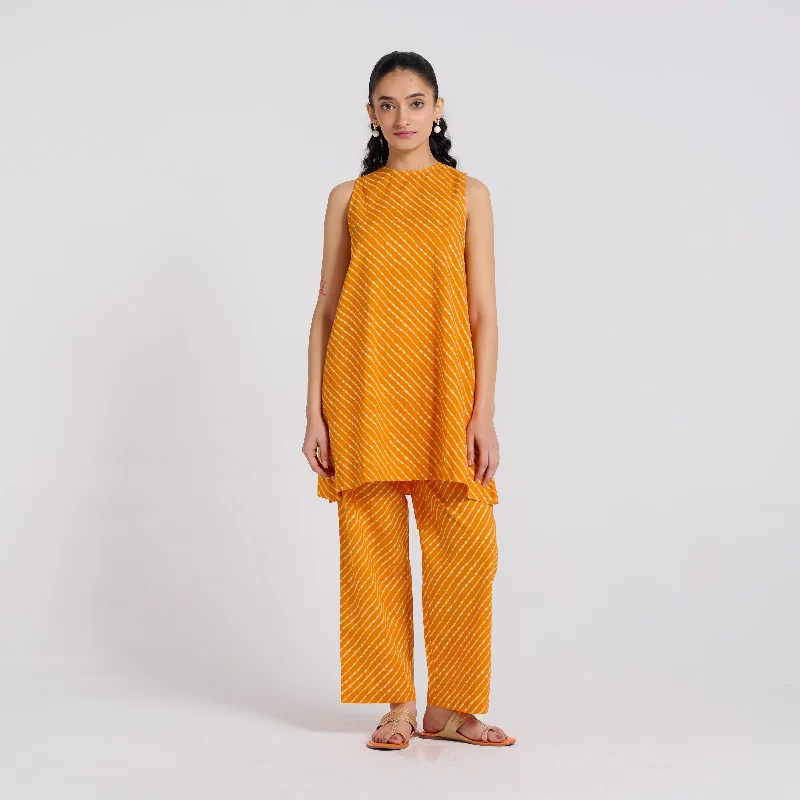 Innovate Your Wardrobe Orange Pure Cotton Co-ord Set