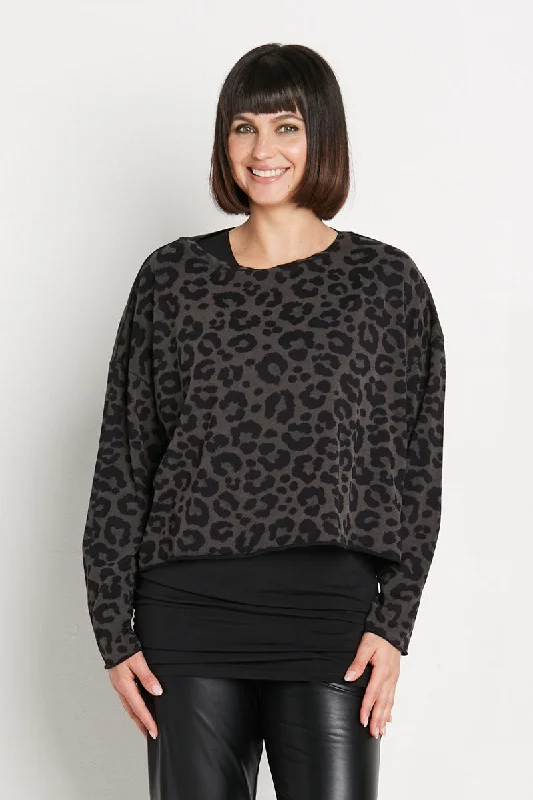 All Season Basics Discount Planet Mini Leopard Tee