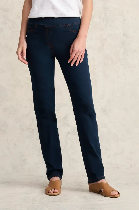 Stay Ahead In Style Bengajean® Good Earth Cotton® Straight Leg - Denim Blue