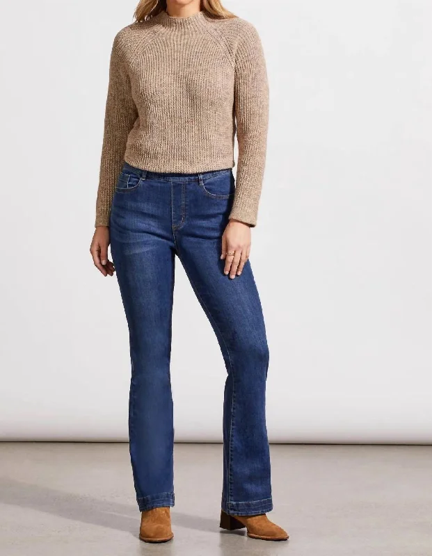 Best Online Clothing Boutiques Audrey Pull On Flares In Bluemoon