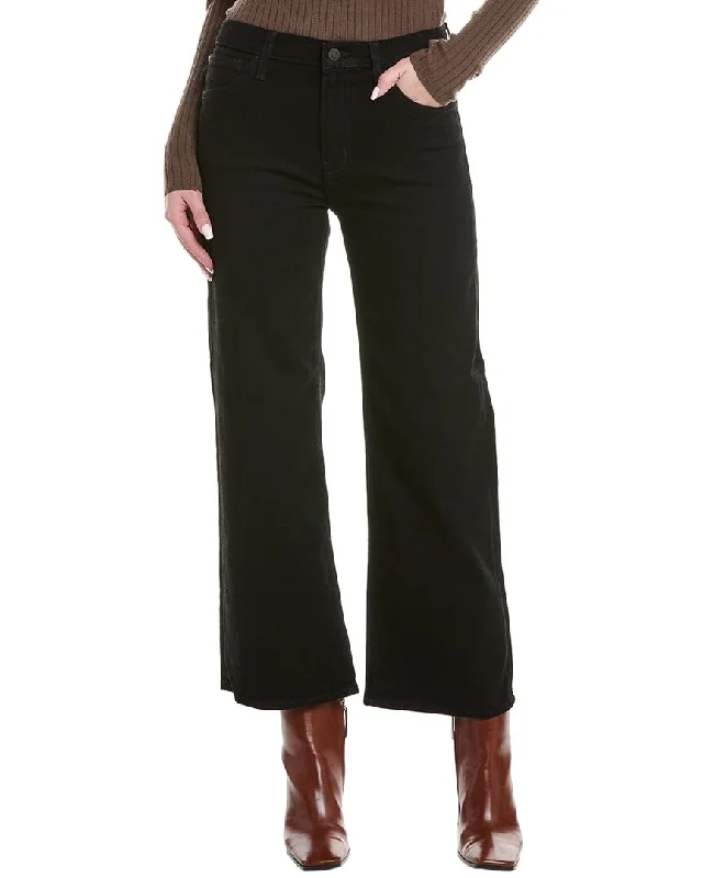 Graceful Fashion HUDSON Jeans Rosalie Black Rinse Wide Leg Jean