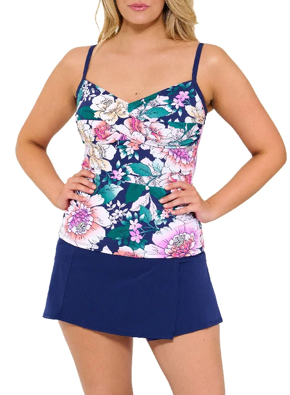 Trendy Threads Christina - Floral Two-Piece Swimsuit