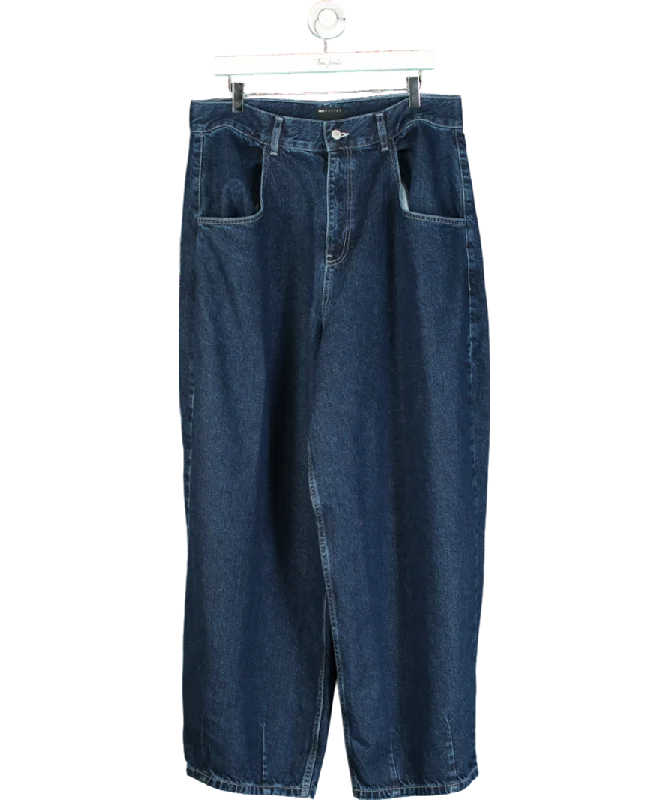 Ride The Style Wave ASOS Blue Extreme Wide-leg Jeans W36