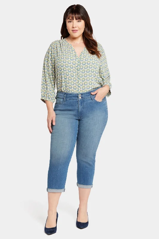 Unbeatable Prices Chloe Capri Jeans In Plus Size - Stargazer