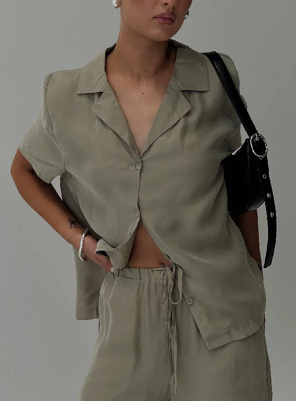 New Season Fashion Preview Tranquilis Shirt Olive Green