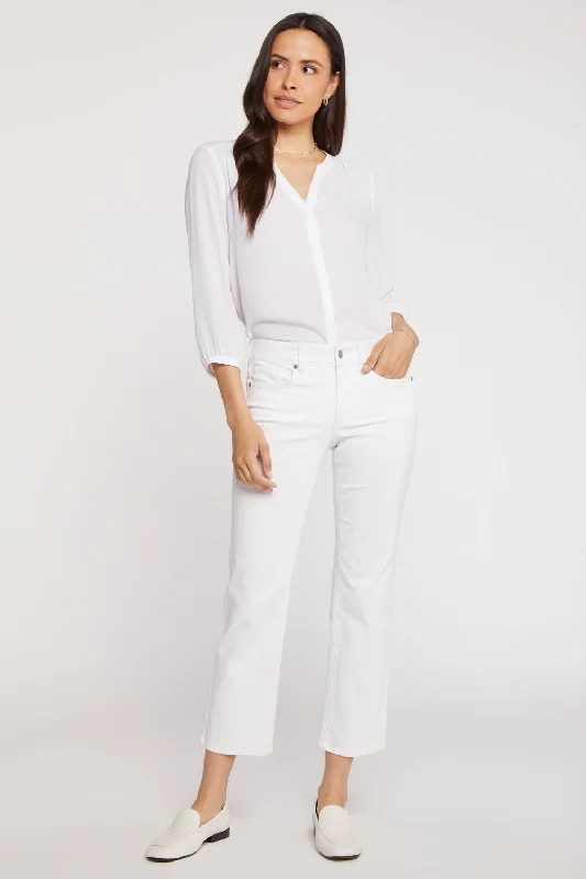 Modern Casual Clothing Marilyn Straight Ankle Jeans - Optic White