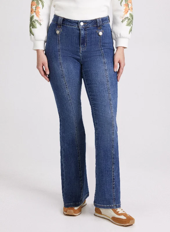 Exclusive Discount Flare Leg Jeans