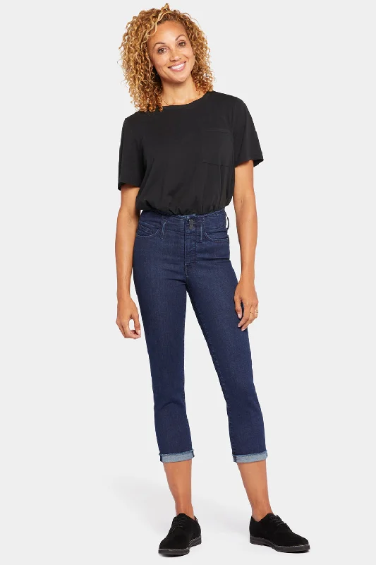 Women's Clothing Online Chloe Capri Jeans In Petite - Mystique