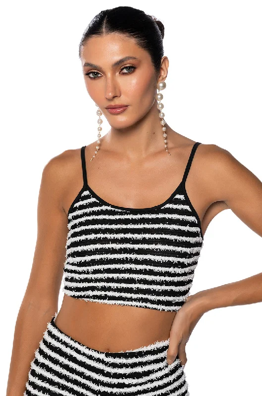 Unbeatable Deals CUT HIM OFF SLEEVELESS CROP TANK