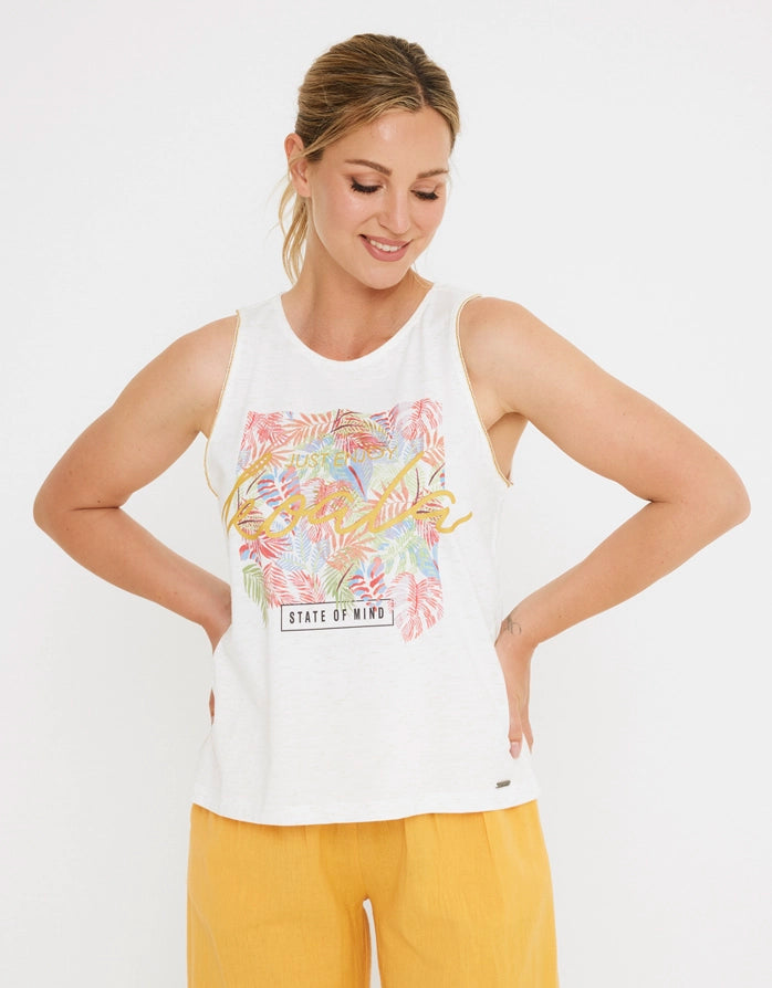 Fashionista Favorites Camiseta Tirantes Estampada - Mind