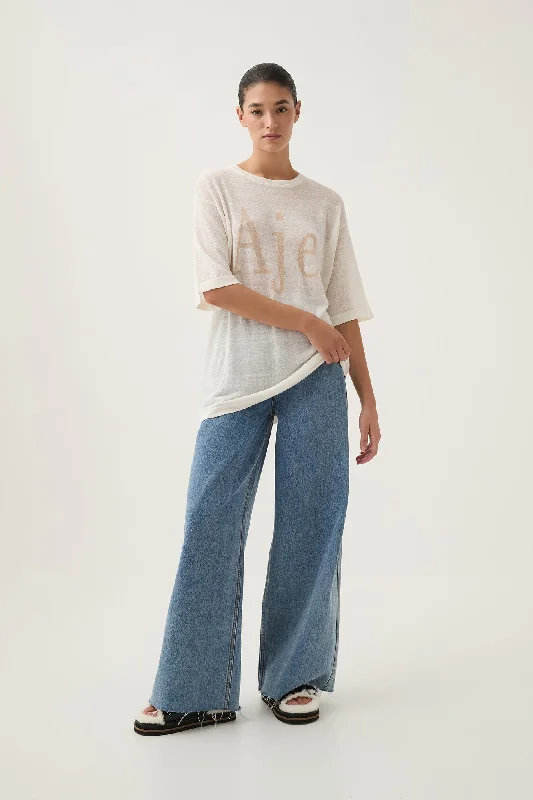 Chic Trends Unveiled Elvira Oversized Knit Tee