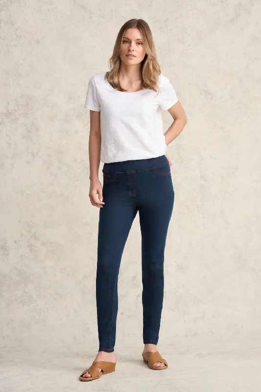 Style Beyond Borders Bengajean® Full Length Skinny Leg - Clean Denim Blue