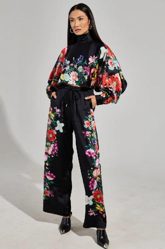 Limited Time Offer FULL BLOOM STRAIGHT LEG TROUSERS