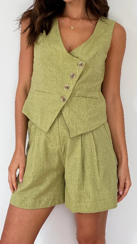 Flash Sale Fever Hakulani Vest - Olive